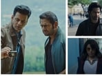 Manoj Bajpayee aka Srikant Tiwari unravels the mystery of Honey Bunny in The Family man crossover promo. Manoj Bajpayee aka Srikant Tiwari unravels the mystery of Honey Bunny in The Family man crossover promo.