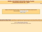 MP DElEd result 2024: MPOSE or MP board has announced DELEd 1st chance results for first and second year examinations (mpresults.nic.in, screenshot)