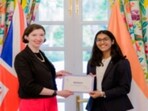 Nidhi Gautam, 19, was chosen from a pool of more than 140 applications from around the country.