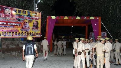 Anil Yadav, a close aide of Dasna temple head priest Yati Narsinghanand, surrendered before a Ghaziabad court and obtained bailas the Bharatiya Nyaya Sanhita sections he was charged under entail a punishment of up to two years. But late Thursday night he was arrested under Bharatiya Nagrik Suraksha Sanhita (BNSS) Section 170 (arrest to prevent the commission of cognizable offences. (Sakib Ali/HT Photo) Anil Yadav, a close aide of Dasna temple head priest Yati Narsinghanand, surrendered before a Ghaziabad court and obtained bailas the Bharatiya Nyaya Sanhita sections he was charged under entail a punishment of up to two years. But late Thursday night he was arrested under Bharatiya Nagrik Suraksha Sanhita (BNSS) Section 170 (arrest to prevent the commission of cognizable offences. (Sakib Ali/HT Photo)