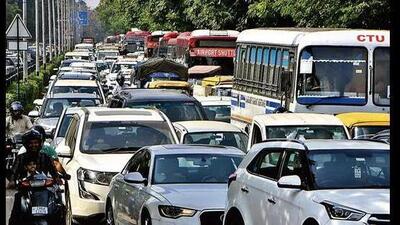 Chandigarh Police are anticipating heavy foot and vehicular traffic congestion around major Dussehra venues. (File) Chandigarh Police are anticipating heavy foot and vehicular traffic congestion around major Dussehra venues. (File)
