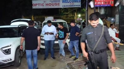 A team of Delhi Special Cell recovered more than 200 kg of cocaine from a warehouse, in Ramesh Nagar of Delhi on October 10, (PTI) A team of Delhi Special Cell recovered more than 200 kg of cocaine from a warehouse, in Ramesh Nagar of Delhi on October 10, (PTI)