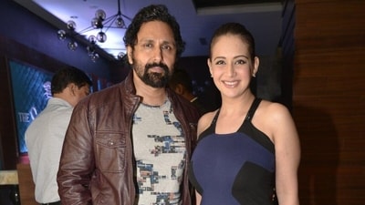 Preeti Jhangiani with husband Parvin Dabas Preeti Jhangiani with husband Parvin Dabas