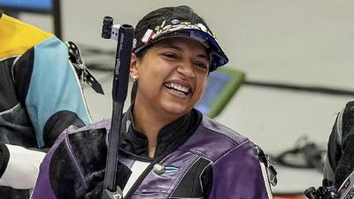 Sift Kaur Samra entered Paris Olympics as one of India’s medal hopes but found the expectations too much to handle. (PTI) Sift Kaur Samra entered Paris Olympics as one of India’s medal hopes but found the expectations too much to handle. (PTI)