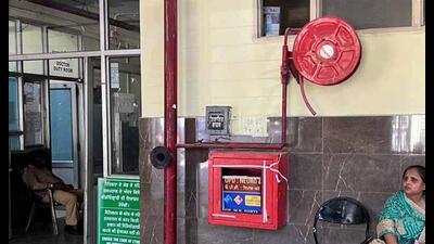 The civil hospital has been awaiting nod of the Punjab Health System Corporation to hire firemen in Ludhiana. (Manish/HT photo) The civil hospital has been awaiting nod of the Punjab Health System Corporation to hire firemen in Ludhiana. (Manish/HT photo)