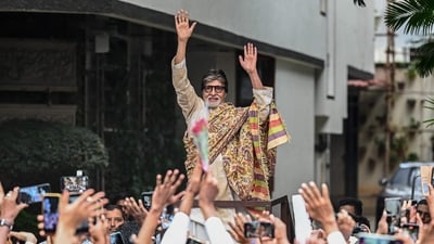 Amitabh Bachchan turned 82 on Friday. (AFP) Amitabh Bachchan turned 82 on Friday. (AFP)