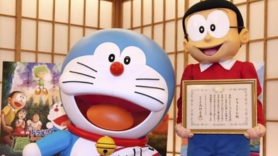 Doraemon and Nobita-kun are beloved Japanese manga and anime characters. (Getty Images)