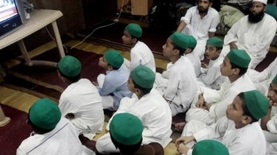 Students of Madrasa Gulshan E Raza Taleemul Quraan Orphanage. Representational Image (Anshuman Poyrekar/HT File Photo) Students of Madrasa Gulshan E Raza Taleemul Quraan Orphanage. Representational Image (Anshuman Poyrekar/HT File Photo)