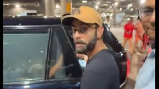 Virat Kohli was caught off-guard after a fan reminded him of the Border-Gavaskar Trophy (X)