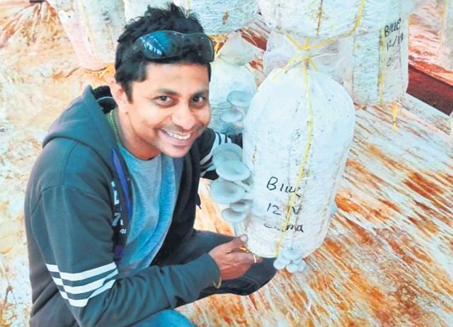 Rohhaan Gawde of The Mushroom Company, Mumbai, says he loves how unpredictable mushrooms are. Rohhaan Gawde of The Mushroom Company, Mumbai, says he loves how unpredictable mushrooms are.