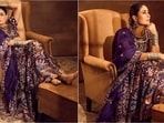 Kareena Kapoor shares festive Dussehra wishes while flaunting a breathtaking purple lehenga. Kareena Kapoor shares festive Dussehra wishes while flaunting a breathtaking purple lehenga.