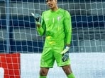 India goalkeeper Gurpreet Singh Sandhu.