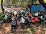 Representational image: 1,500 scooters are turning to scrap in Rajasthan
