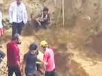 Rescue operation underway at the site. (PTI) Rescue operation underway at the site. (PTI)