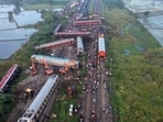 Restoration work underway after an express train rammed into a stationary train on Friday, at Kavaraipettai. Restoration work underway after an express train rammed into a stationary train on Friday, at Kavaraipettai.