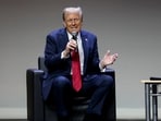 Republican presidential nominee and former U.S. President Donald Trump speaks at the Detroit Economic Club in Detroit, Michigan, U.S., October 10, 2024. REUTERS/Rebecca Cook