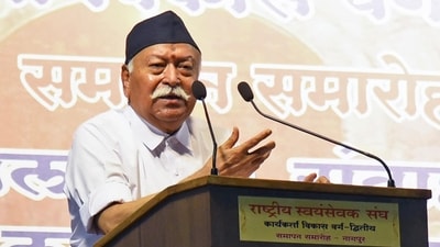 RSS chief Mohan Bhagwat (ANI Photo) (Chandrakant Paddhane ) RSS chief Mohan Bhagwat (ANI Photo) (Chandrakant Paddhane )