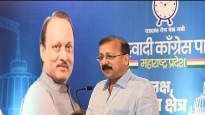 Baba Siddique joined Ajit Pawar's NCP in March this year. Baba Siddique joined Ajit Pawar's NCP in March this year.