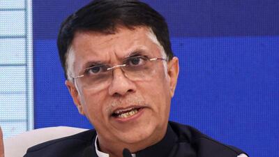 Congress leader Pawan Khera said machines which displayed 99 per cent battery charge were the ones on which Congress was mostly made to lose. The machines with 60-70 per cent battery charge are the ones on which Congress won. (ANI Pic Service)