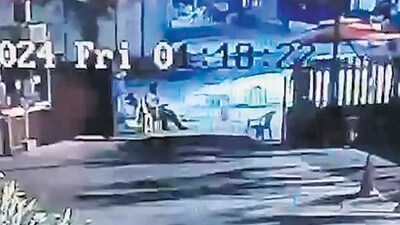 Food delivery executive was killed early Friday morning when a speeding luxury car hit the two-wheeler he was riding in Koregaon Park area, officials said. A video grab of the incident. (HT) Food delivery executive was killed early Friday morning when a speeding luxury car hit the two-wheeler he was riding in Koregaon Park area, officials said. A video grab of the incident. (HT)