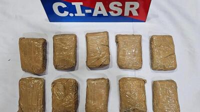 Heroin recovered by Punjab Police's Counter Intelligence wing in Amritsar on Saturday. (HT Photo)
