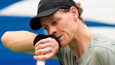 Jannik Sinner is currently dealing with a doping scandal. (AP)