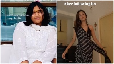 “The ultimate weekly schedule for beginners, I lost 20 kgs in just 3 months when I followed this," wrote the woman on Instagram. (Instagram/@vaanya_badola) “The ultimate weekly schedule for beginners, I lost 20 kgs in just 3 months when I followed this," wrote the woman on Instagram. (Instagram/@vaanya_badola)