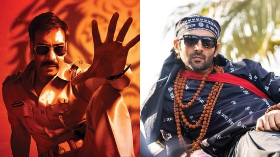 Ajay Devgn's Singham Again will clash with Kartik Aaryan-starrer Bhool Bhulaiyaa 3 this Diwali