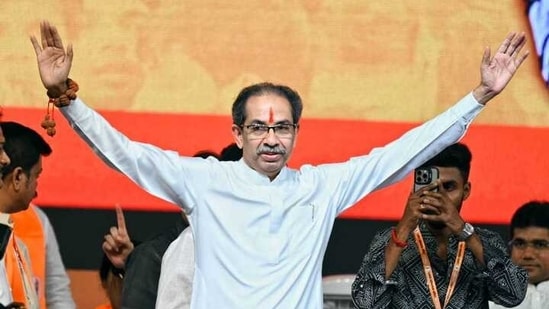 Uddhav Thackeray and other leaders stood in silence as a mark of respect to the veteran industrialist before Thackeray addressed the rally at Shivaji Park in central Mumbai.
