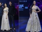 Shraddha Kapoor dazzles as showstopper at Lakme Fashion Week in stunning ethnic ensemble.