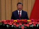Chinese President Xi Jinping delivers his speech at a dinner marking the 75th anniversary of the founding of the People's Republic of China, at the Great Hall of the People in Beijing, Monday, Sept. 30, 2024. Chinese President Xi Jinping delivers his speech at a dinner marking the 75th anniversary of the founding of the People's Republic of China, at the Great Hall of the People in Beijing, Monday, Sept. 30, 2024.