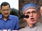Arvind Kejriwal and National Conference leader Omar Abdullah. Arvind Kejriwal and National Conference leader Omar Abdullah.
