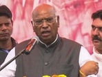 Congress President Mallikarjun Kharge. (PTI) Congress President Mallikarjun Kharge. (PTI)