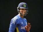 Tilak Varma during a practice session.