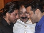 Shah Rukh Khan and Salman Khan's iconic reunion at Baba Siddique's Iftar party