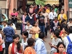 Protesting family members said that candidates who are innocent should not suffer because of the mistakes of the Rajasthan Public Service Commission (RPSC), which conducted the exam and those involved the alleged paper leak. (HT file image)