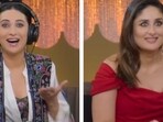 Karisma Kapoor and Kareena Kapoor on The Kapil Sharma Show.