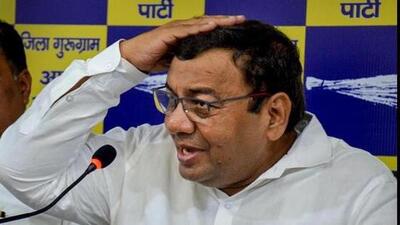 AAP Haryana unit chief Sushil Gupta (File)