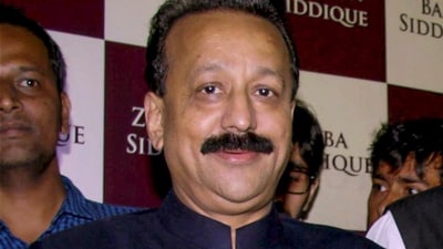 The politician was shot dead on October 12 by three assailants in Mumbai. He was rushed to the Lilavati Hospital, where he was declared dead. (PTI) The politician was shot dead on October 12 by three assailants in Mumbai. He was rushed to the Lilavati Hospital, where he was declared dead. (PTI)
