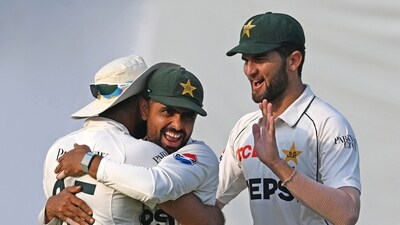 Babar Azam (C) and Shaheen Shah Afridi (R) were left out of Pakistan Test squad (AFP) Babar Azam (C) and Shaheen Shah Afridi (R) were left out of Pakistan Test squad (AFP)