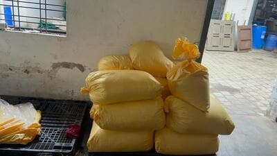 Over 1,200kg cocaine has been busted in the past 15 days. (HT Photo) Over 1,200kg cocaine has been busted in the past 15 days. (HT Photo)