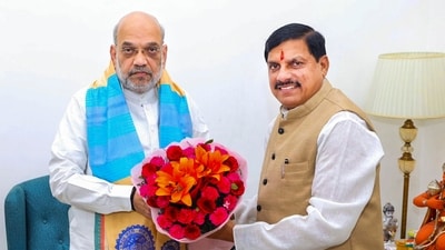 Home Minister Amit Shah and Madhya Pradesh Chief Minister Mohan Yadav, in New Delhi. (File image) (PTI) Home Minister Amit Shah and Madhya Pradesh Chief Minister Mohan Yadav, in New Delhi. (File image) (PTI)