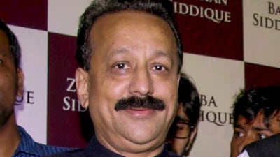 Three unidentified persons fired at and killed Baba Siddiqui of the Ajit Pawar-led NCP in Bandra on Saturday evening. (PTI) Three unidentified persons fired at and killed Baba Siddiqui of the Ajit Pawar-led NCP in Bandra on Saturday evening. (PTI)