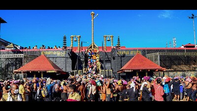 The annual pilgrimage season usually extends from mid-November to mid-January. (PTI)