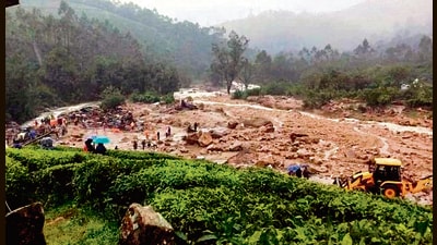 Wayanad recorded the deadliest landslides ever in Kerala in July this year. (ANI) Wayanad recorded the deadliest landslides ever in Kerala in July this year. (ANI)