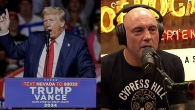 Donald Trump confirms Joe Rogan's podcast appearance: Report Donald Trump confirms Joe Rogan's podcast appearance: Report