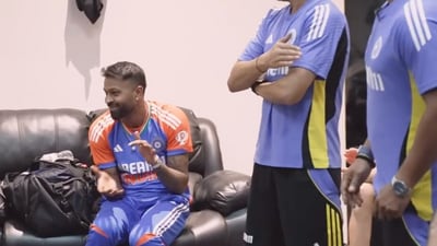 Hardik Pandya was called an 'F1 car' by fielding coach T Dilip. (BCCI Instagram) Hardik Pandya was called an 'F1 car' by fielding coach T Dilip. (BCCI Instagram)