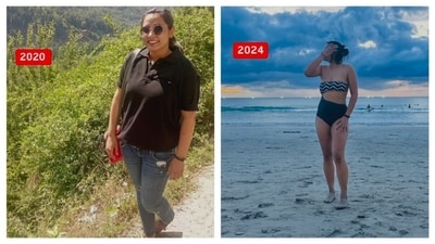 Fitness coach and nutritionist Anushka Singh keeps sharing her before-and-after weight loss pics on Instagram. Fitness coach and nutritionist Anushka Singh keeps sharing her before-and-after weight loss pics on Instagram.