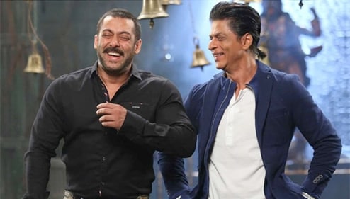 Salman Khan and Shah Rukh Khan on Bigg Boss Salman Khan and Shah Rukh Khan on Bigg Boss