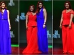 Kajol and Kriti Sanon in stunning outfits at Do Patti trailer launch event.